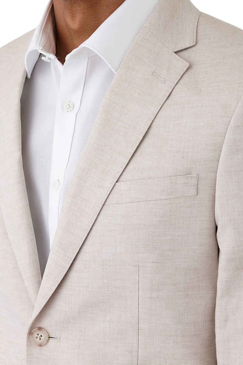 Uberstone I Tyson Linen Jacket - Penguins Suit Hire & Menswear