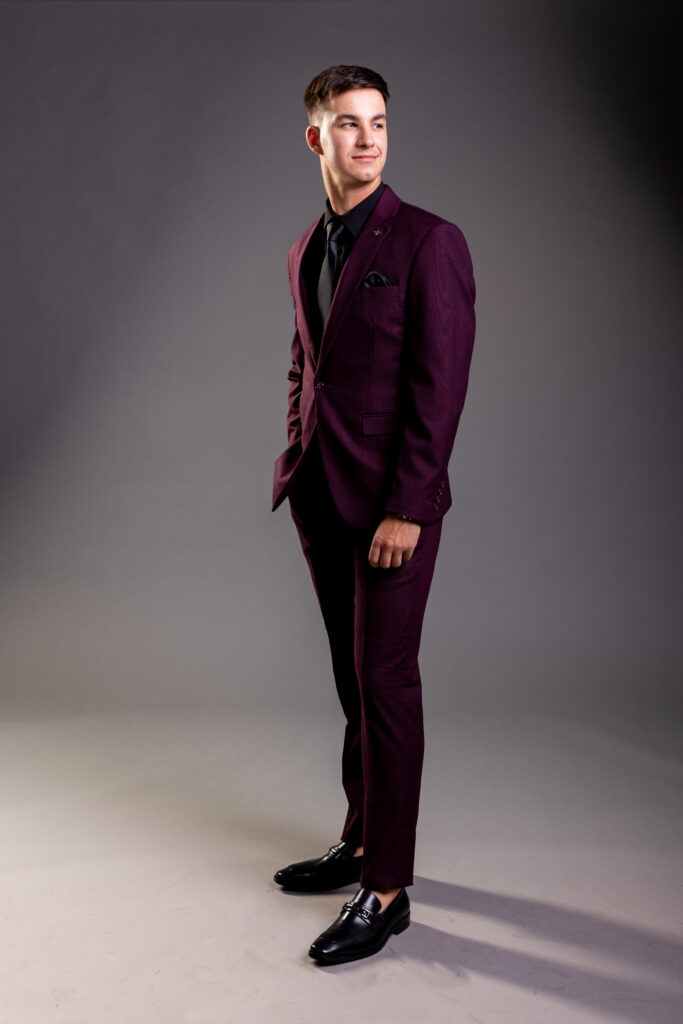 Houston Burgundy Suit Penguins Suit Hire Menswear