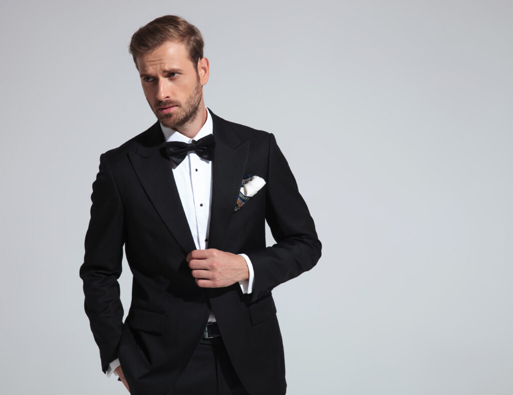 tuxedo shirt styling at Penguins Formal