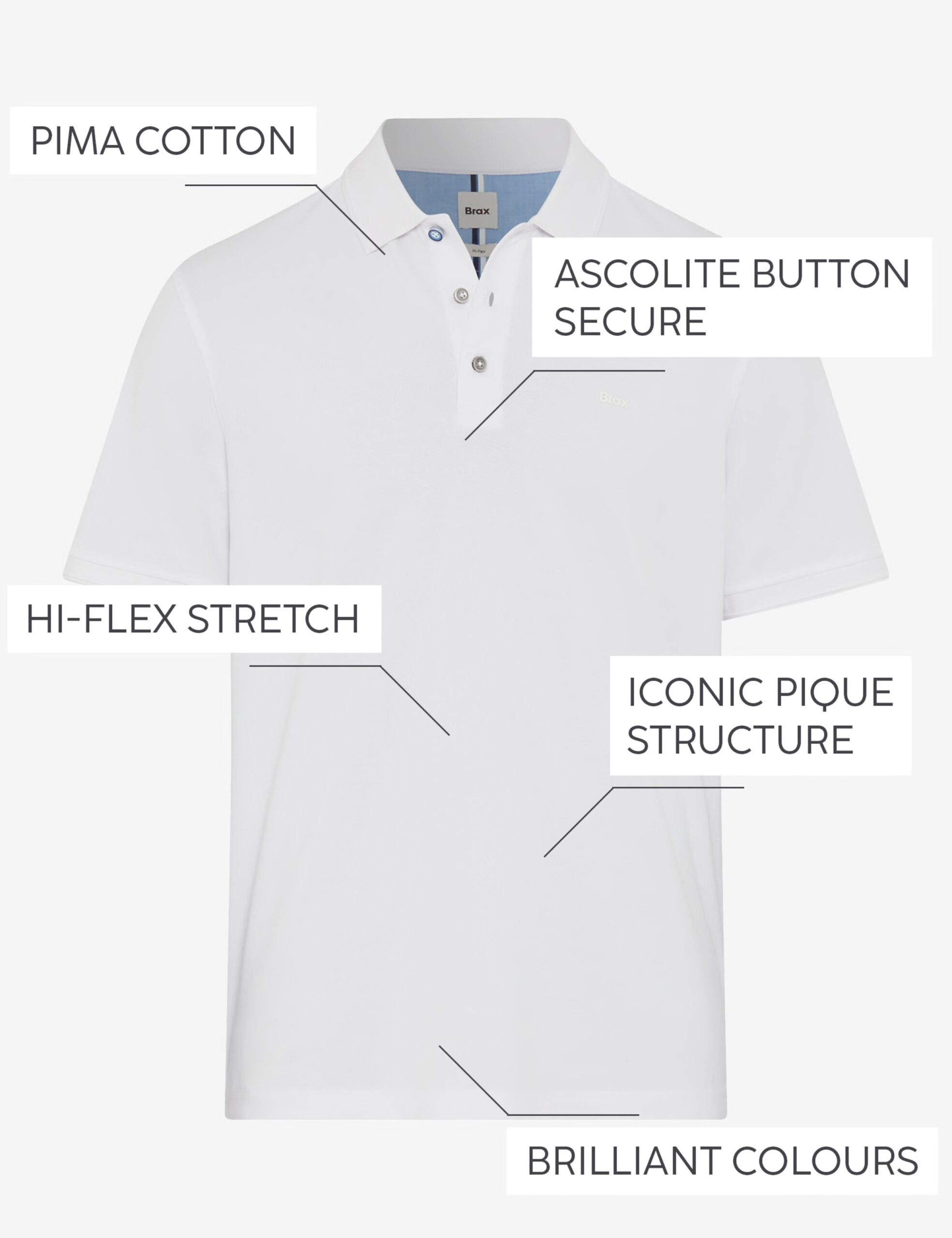 Pete - Polo White - Image 5