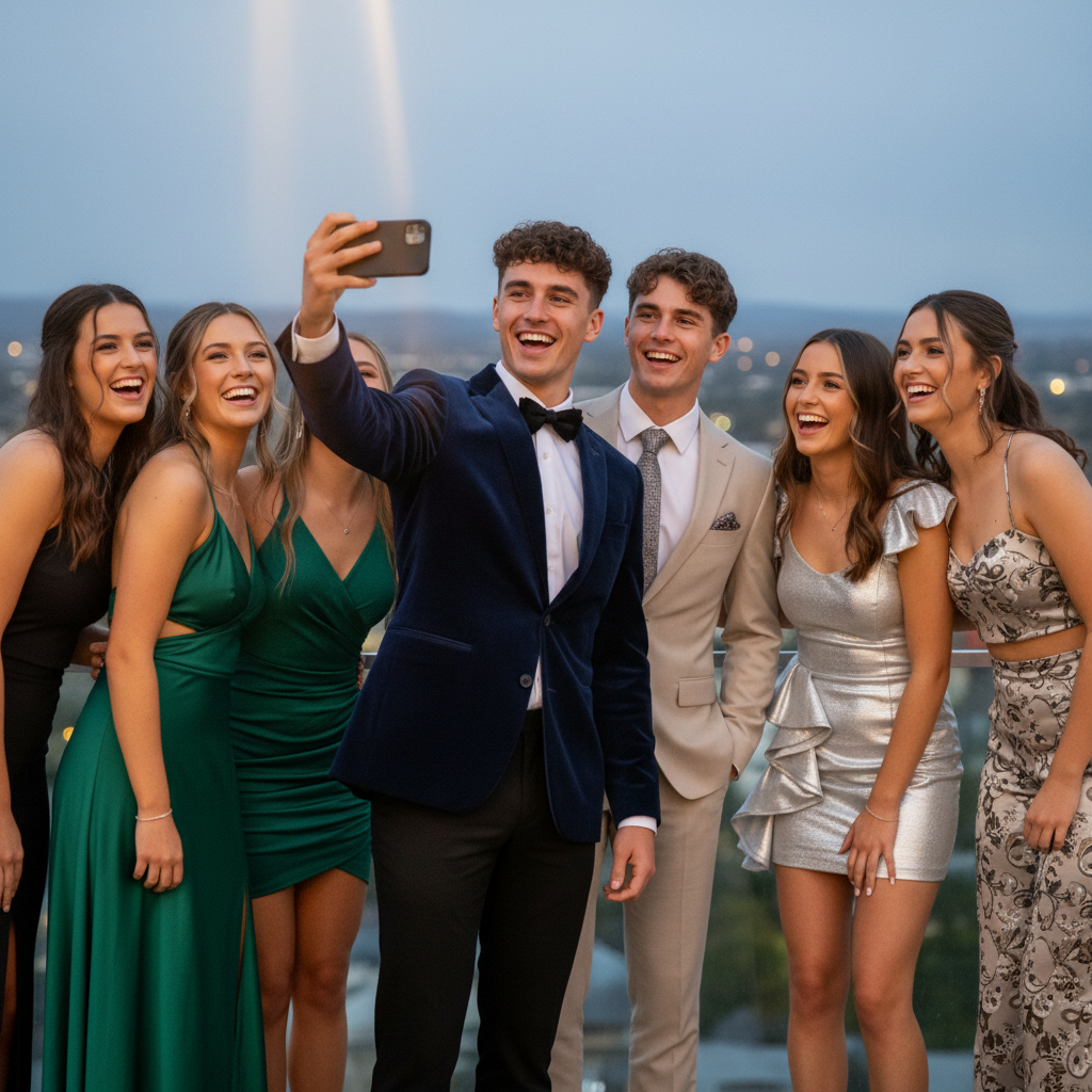 generate a photorealistic image of a diverse group