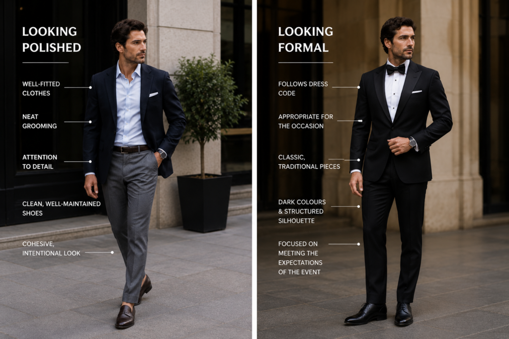 formal vs polished